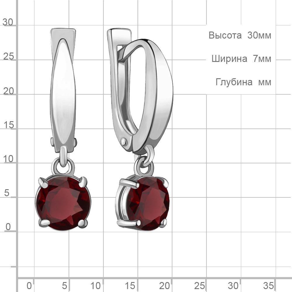 Серьги из серебра 4409503