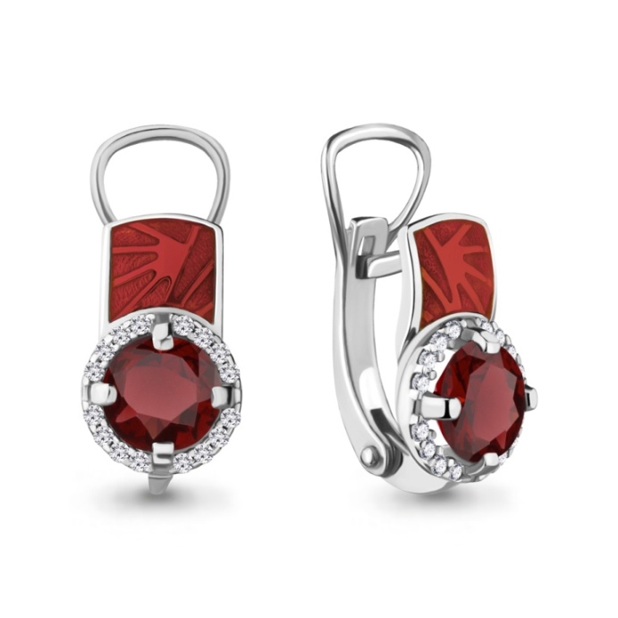 Серьги из серебра 4464103А