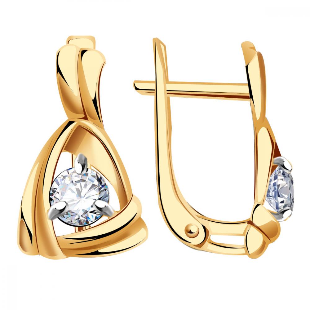 Серьги из золота кл3489а-01