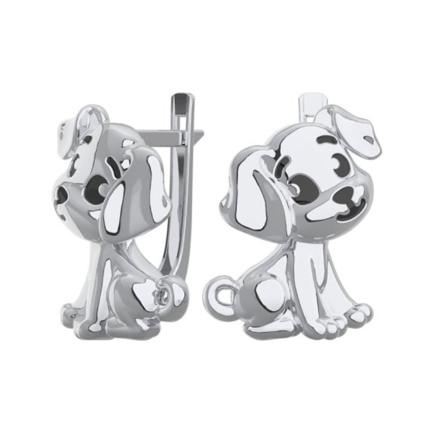Серьги из серебра 0201673-00875