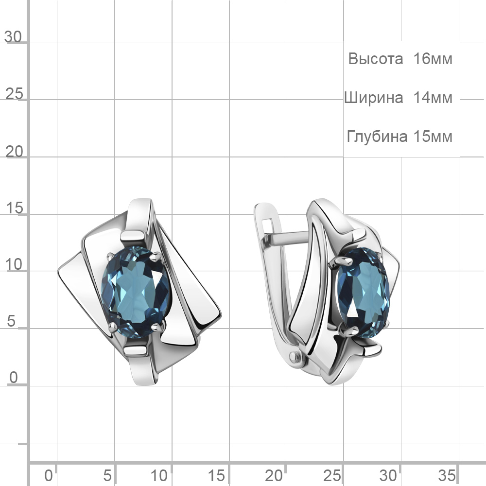 Серьги из серебра 4492708