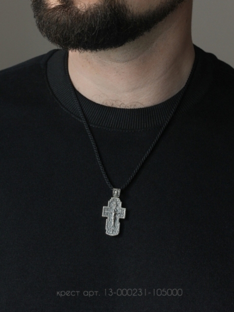 Крест из серебра 13-000231-105000