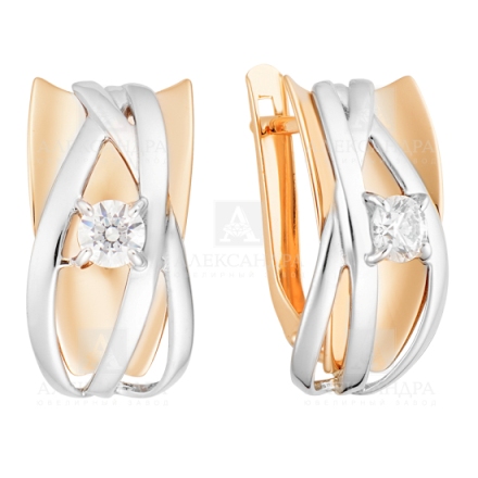 Серьги из золота кл3209а-62