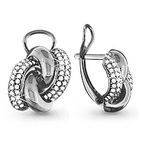 Серьги из серебра 41776А